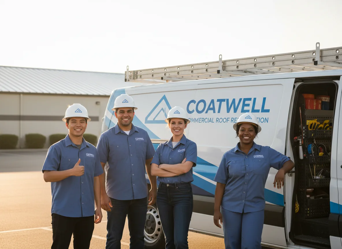Commercial roof coating company in Minotola, NJ